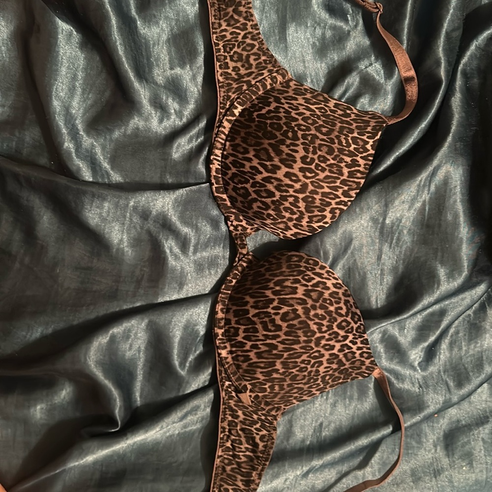 never worn victoria secret bra #vs #y2k #leopardpribt